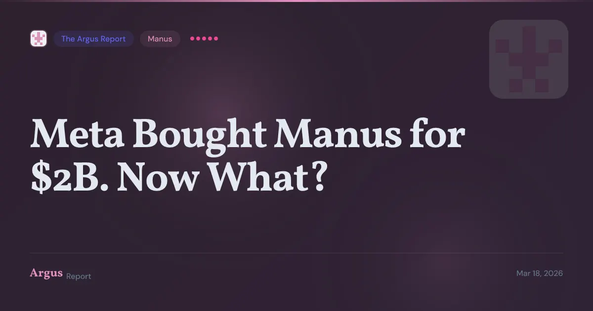 Meta's $2B Manus acquisition clears, desktop app launches amid China regulatory scrutiny